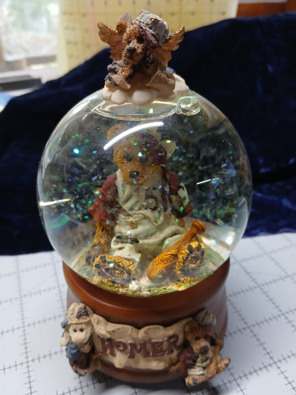 Boyd's Bears Musical Homer Water Globe